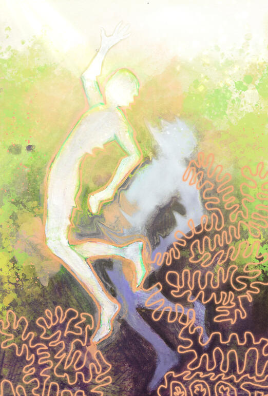 Art depicts the feeling of being free.