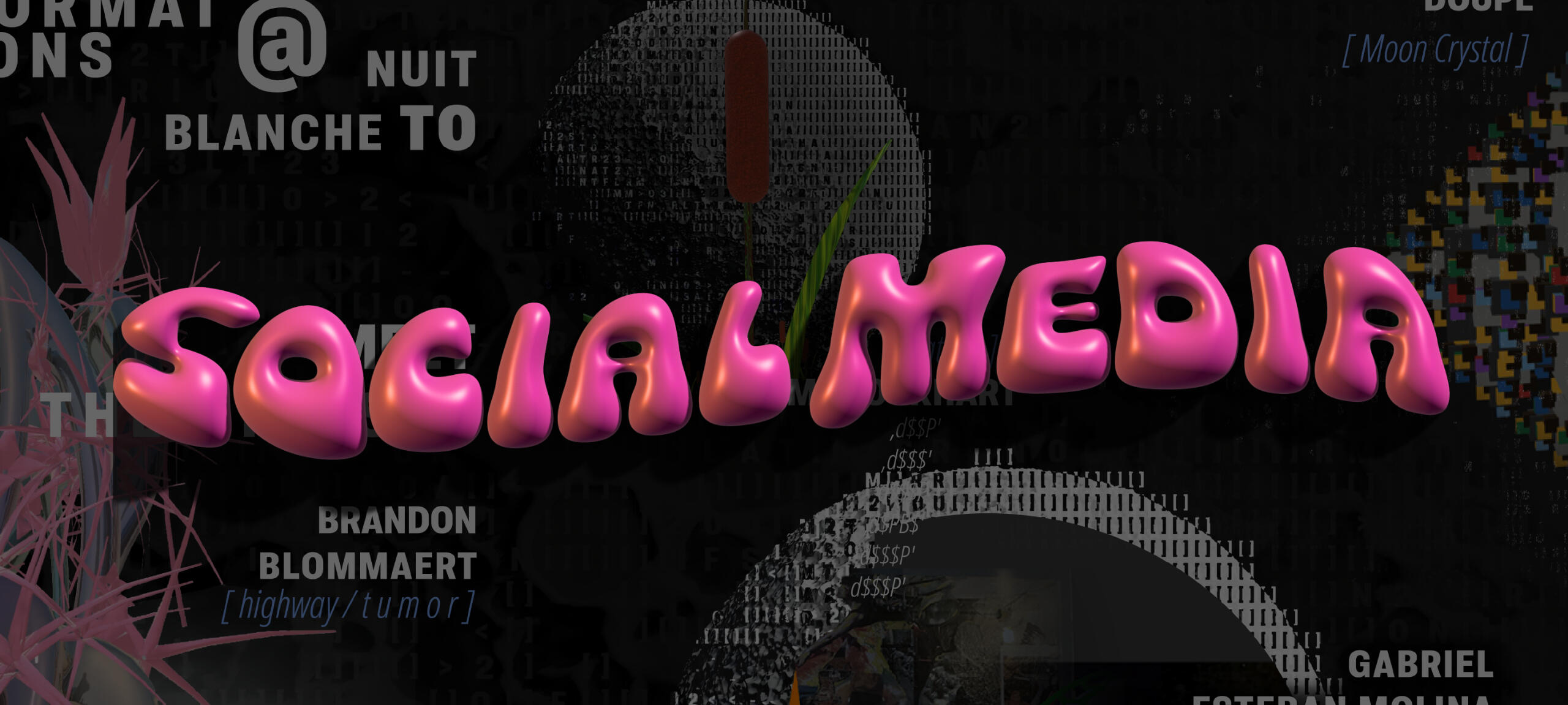 Social media work button.